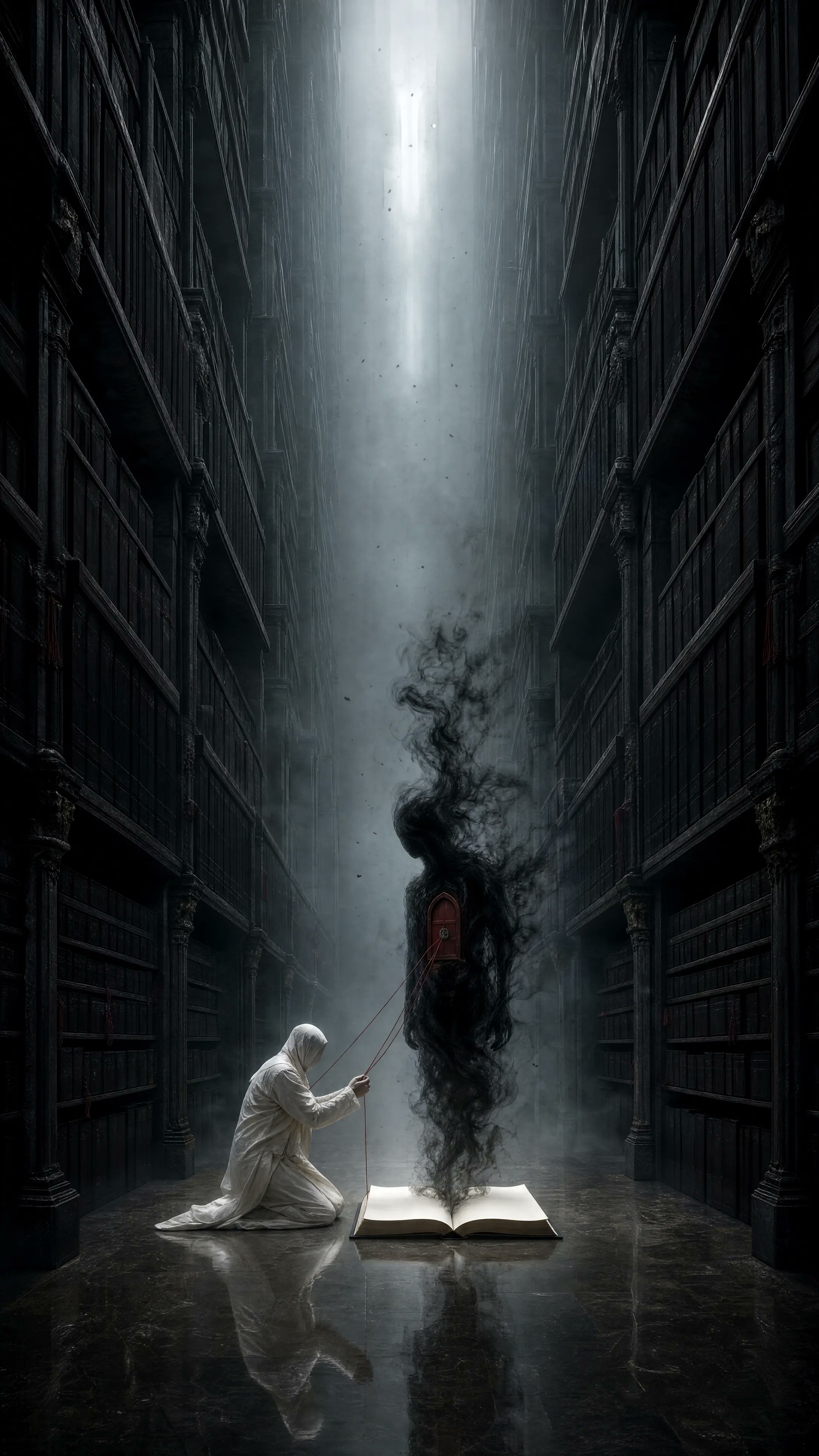 Underground Archive — Dark Surrealism example created with AI